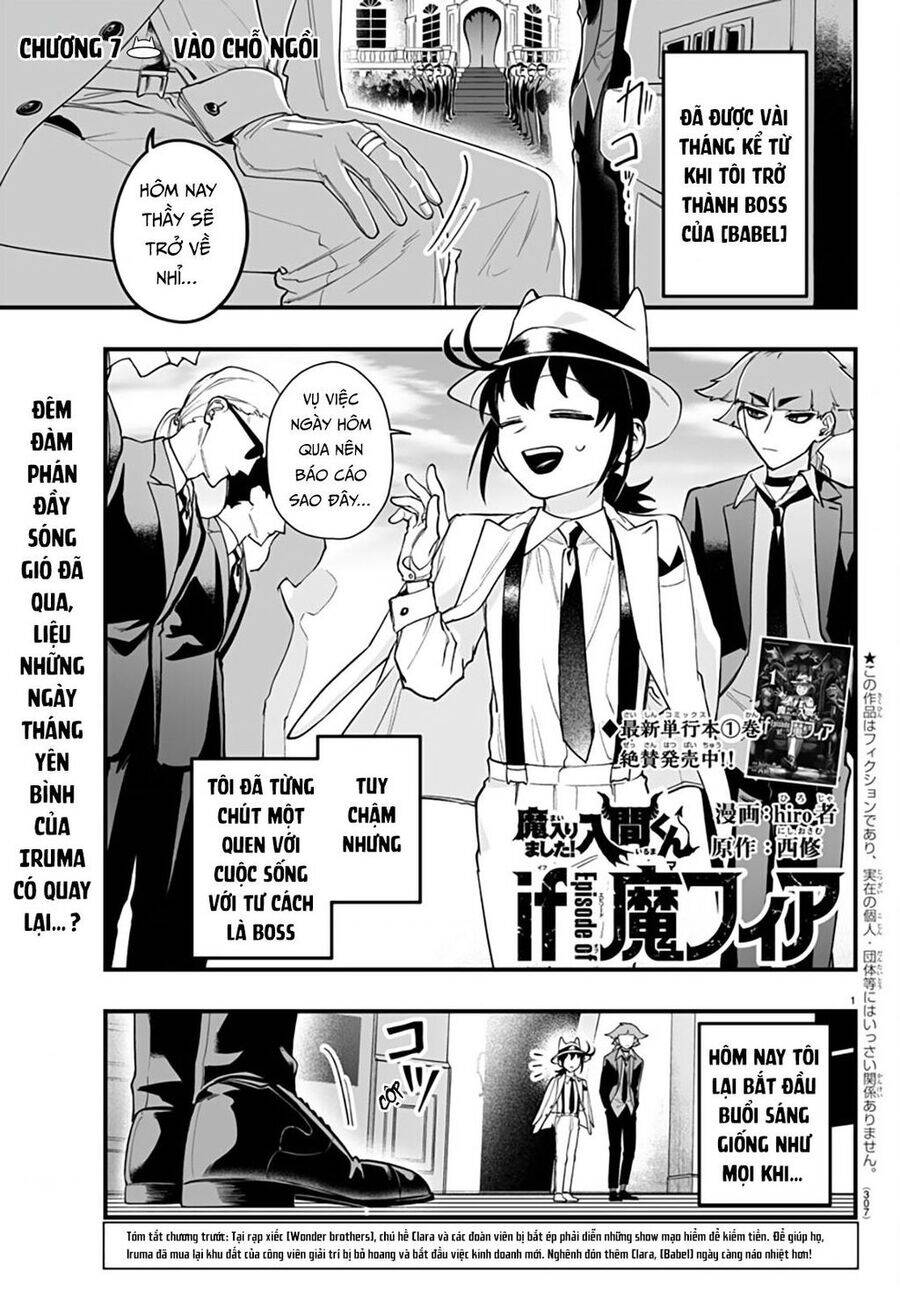 Mairimashita! Iruma-Kun: If Episode Of Mafia Chương 7 Ảnh 3