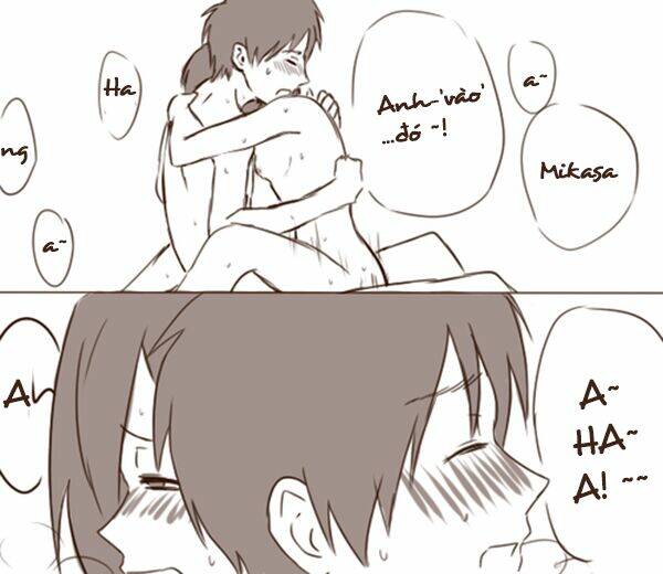 Tấn Công Người Khổng Lồ - Doujinshi Eren X Mikasa Chương 56 Ảnh 5