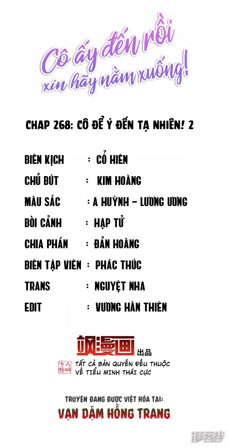 Cô Ấy Đến Rồi, Xin Nằm Xuống! Chương 268 Ảnh 3