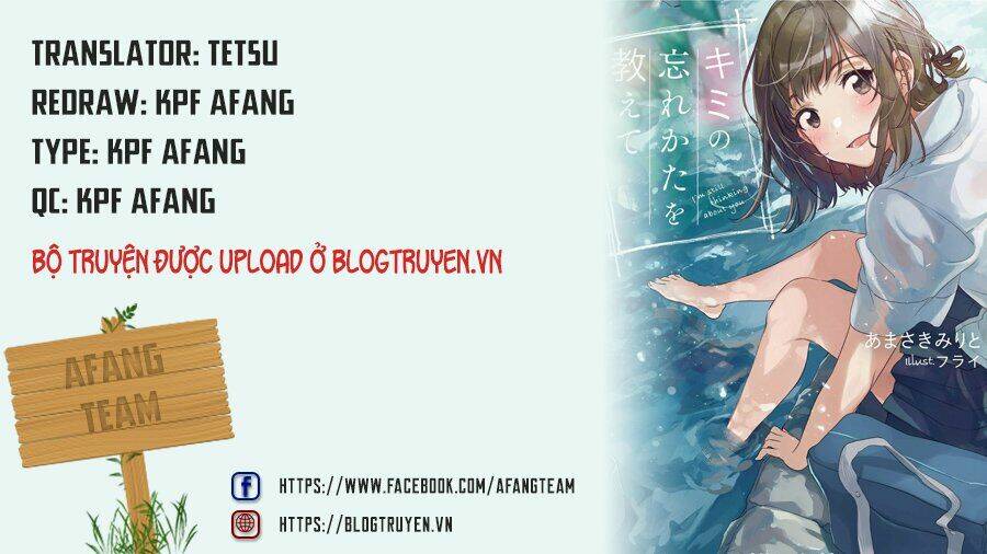 Kimi No Wasurekata Wo Oshiete Chương 1 Ảnh 2