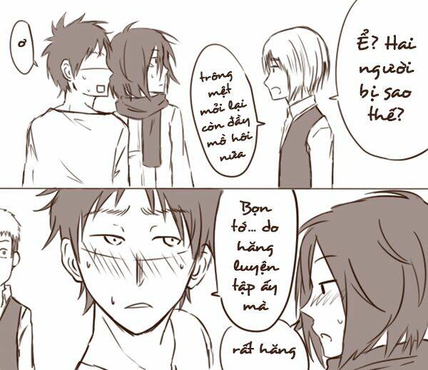 Tấn Công Người Khổng Lồ - Doujinshi Eren X Mikasa Chương 56 Ảnh 8