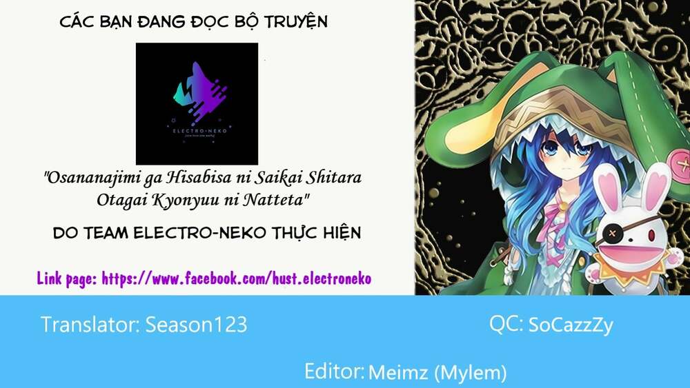 Osananajimi Ga Hisabisa Ni Saikai Shitara Otagai Kyonyuu Ni Natteta Chương 1 Ảnh 9