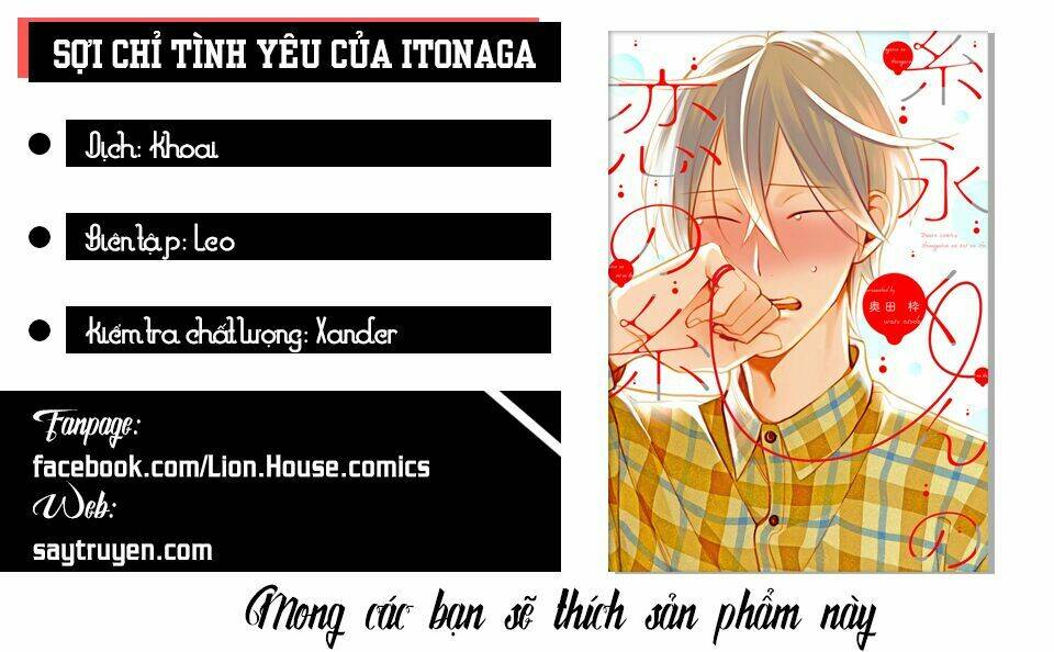 Sợi Chỉ Tình Yêu Của Itonaga Chương 3 Ảnh 2