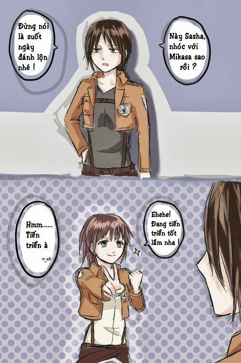 Đại Chiến Titan - Doujinshi Về Các Cô Gái Chương 49 Ảnh 2