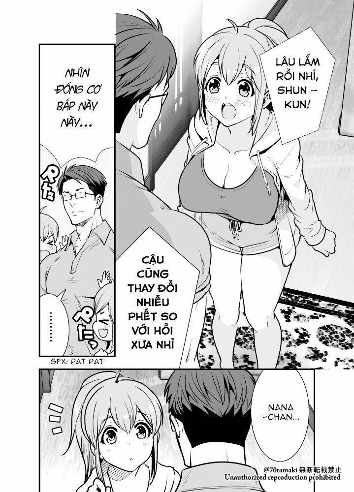 Osananajimi Ga Hisabisa Ni Saikai Shitara Otagai Kyonyuu Ni Natteta Chương 1 Ảnh 5