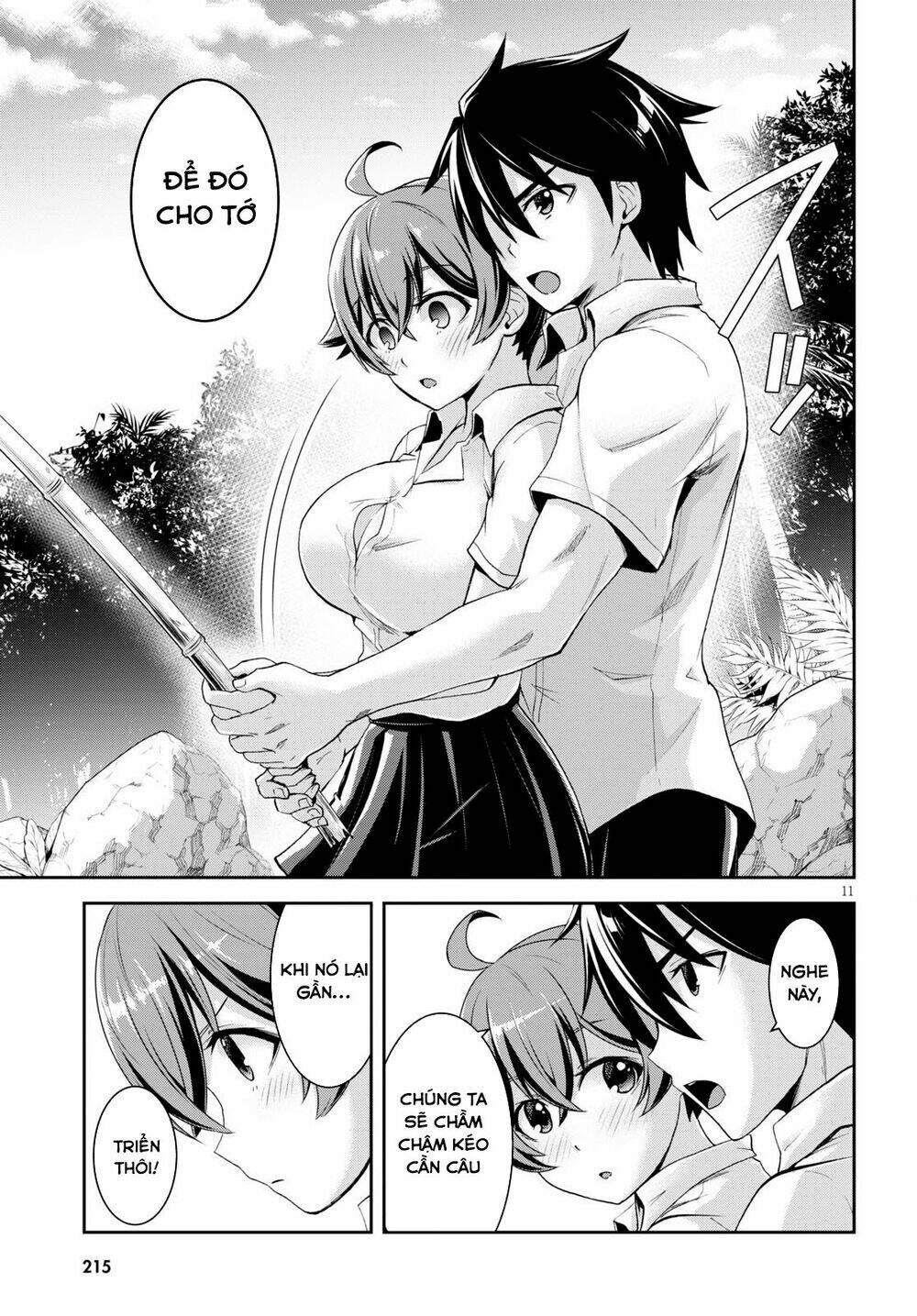 Gakkou No Minna To Isekai No Mujintou Ni Tenishitakedo Ore Dake Rakushou Desu Chương 4 Ảnh 14