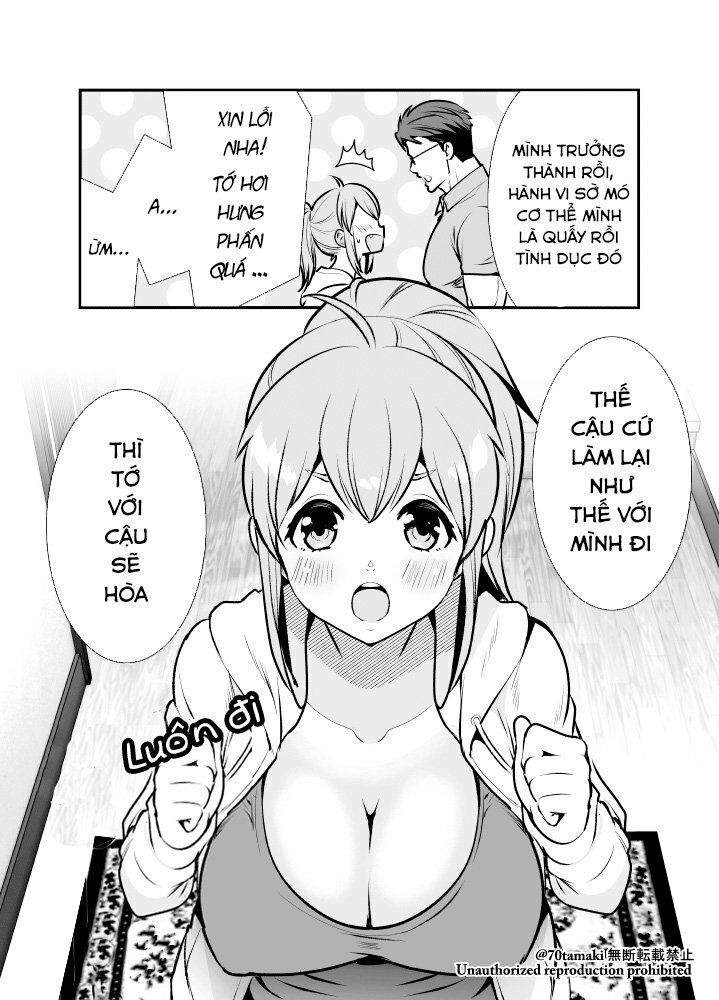 Osananajimi Ga Hisabisa Ni Saikai Shitara Otagai Kyonyuu Ni Natteta Chương 1 Ảnh 6