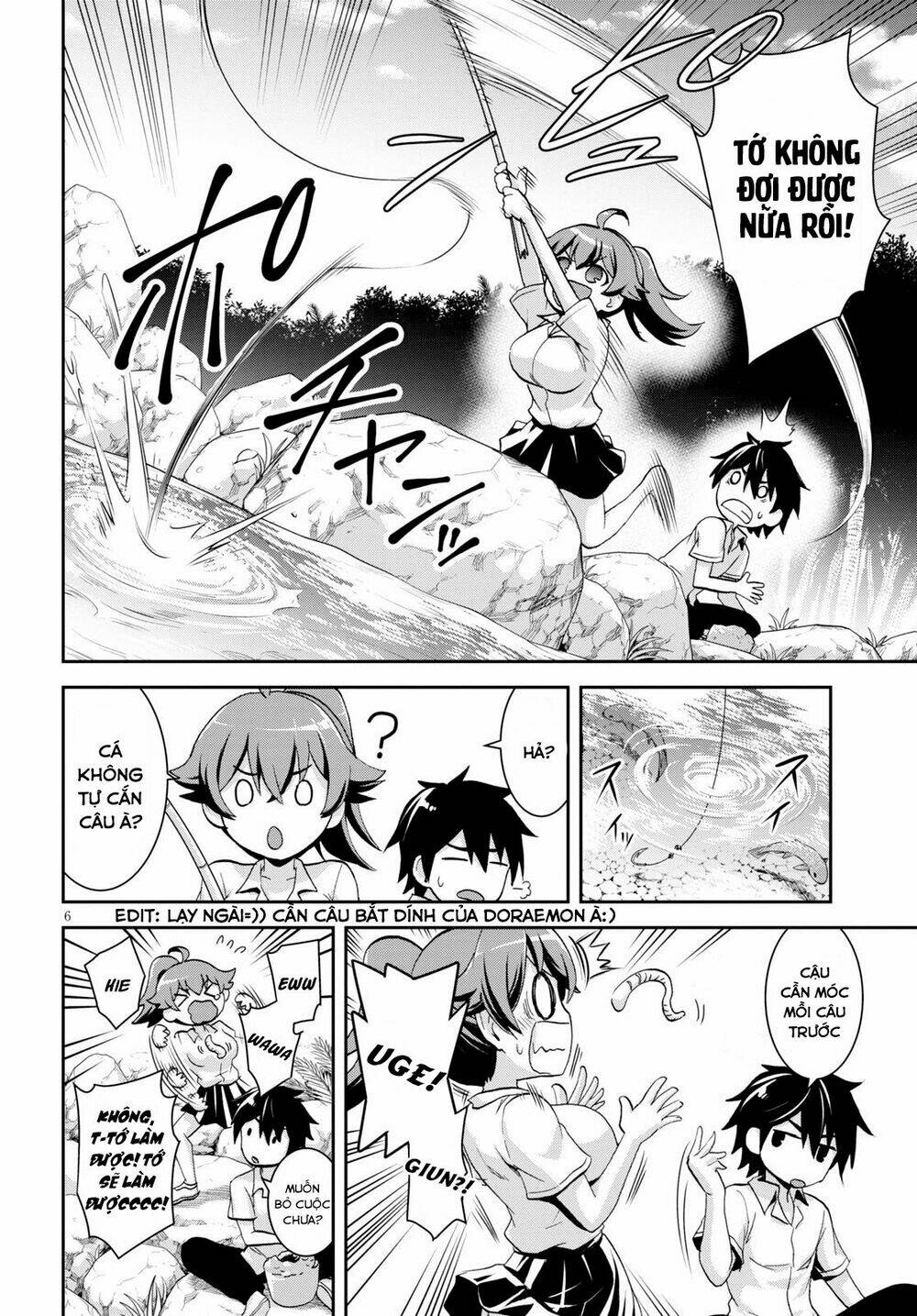 Gakkou No Minna To Isekai No Mujintou Ni Tenishitakedo Ore Dake Rakushou Desu Chương 4 Ảnh 9