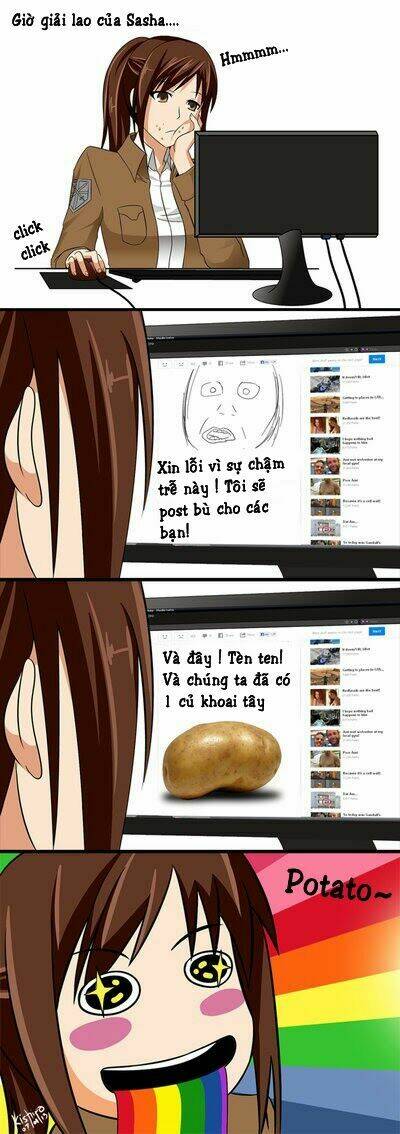 Đại Chiến Titan - Doujinshi Về Các Cô Gái Chương 38 Ảnh 4
