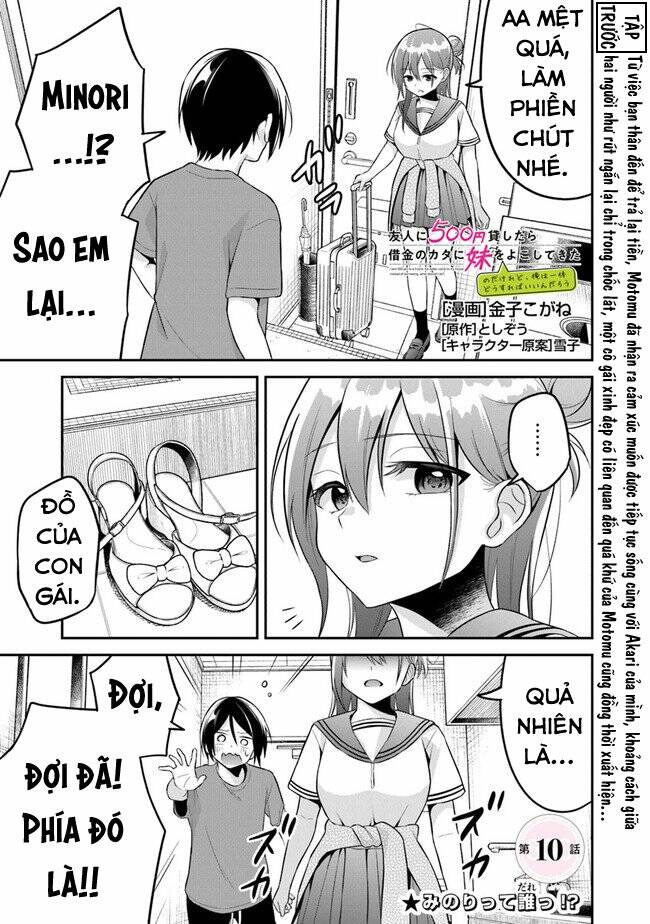 Yuujin Ni 500 Yen Kashitara Shakkin No Kata Ni Imouto Wo Yokoshitekita No Dakeredo, Ore Wa Ittai Dou Chương 10 Ảnh 3