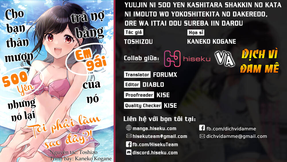 Yuujin Ni 500 Yen Kashitara Shakkin No Kata Ni Imouto Wo Yokoshitekita No Dakeredo, Ore Wa Ittai Dou Chương 8 Ảnh 2