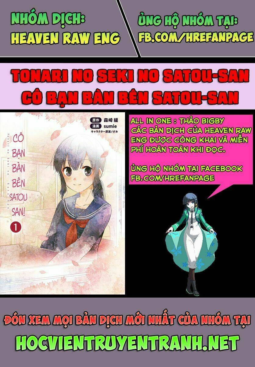 Tonari No Seki No Satou-San Chương 5 Ảnh 3