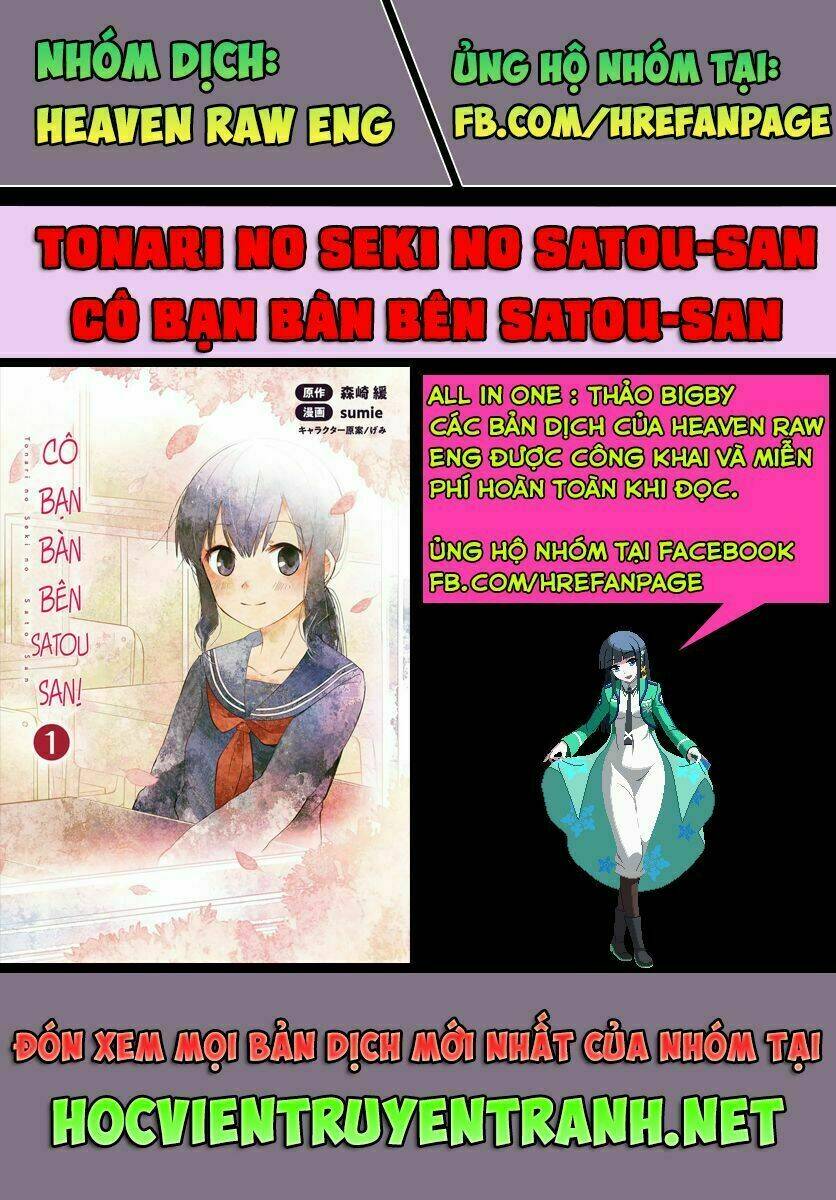 Tonari No Seki No Satou-San Chương 4 Ảnh 3