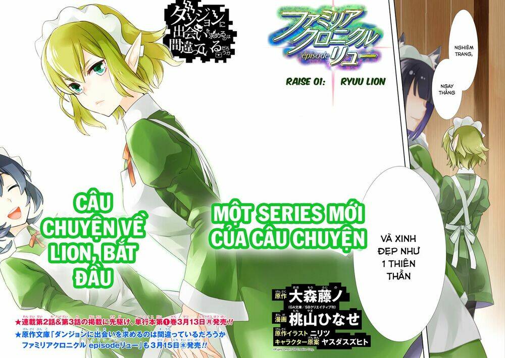 Dungeon Ni Deai O Motomeru No Wa Machigatte Iru Darou Ka: Familia Chronicle Episode Ryu Chương 1 Ảnh 9