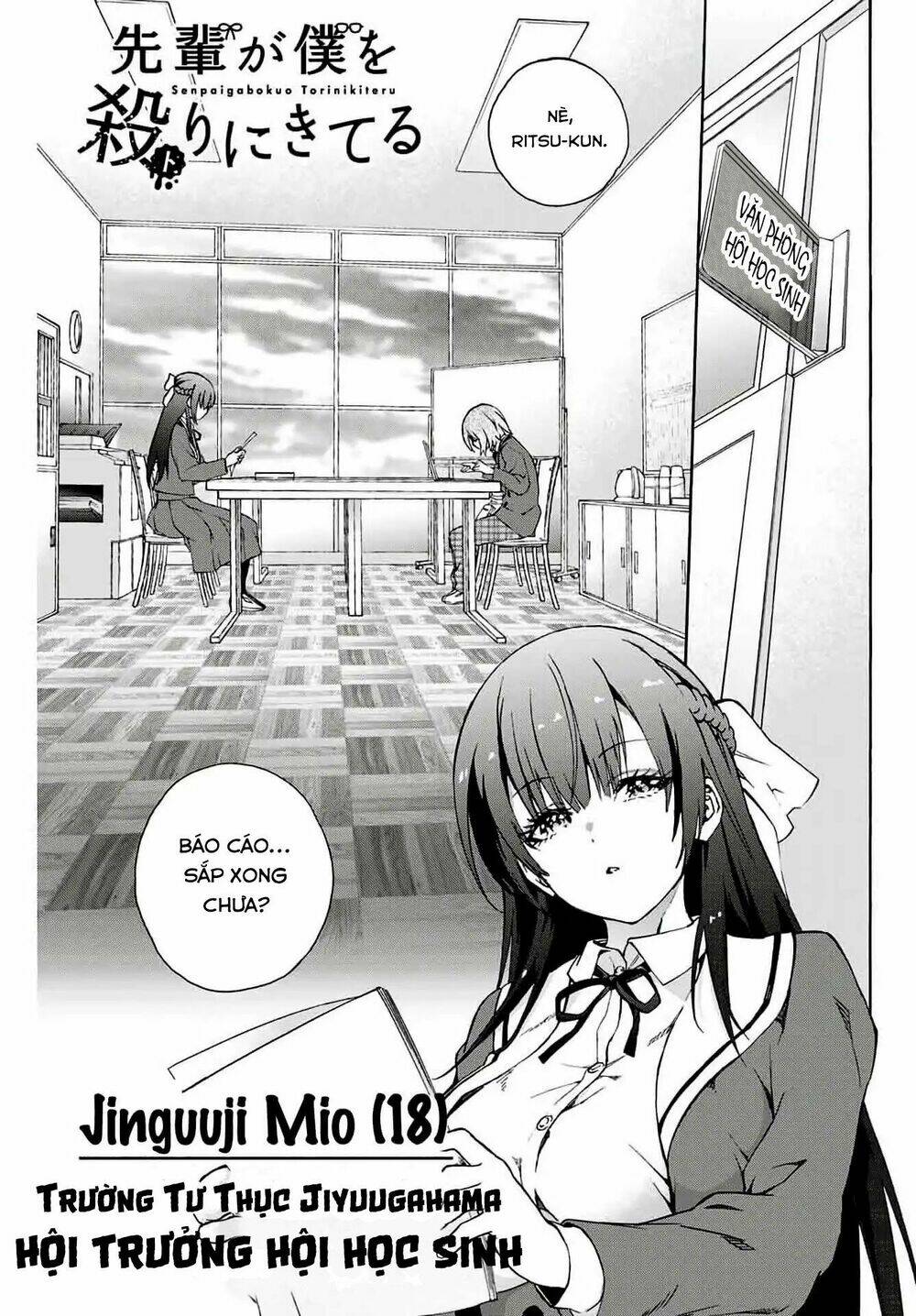 My Senpai Is After My Life Chương 1 Ảnh 4