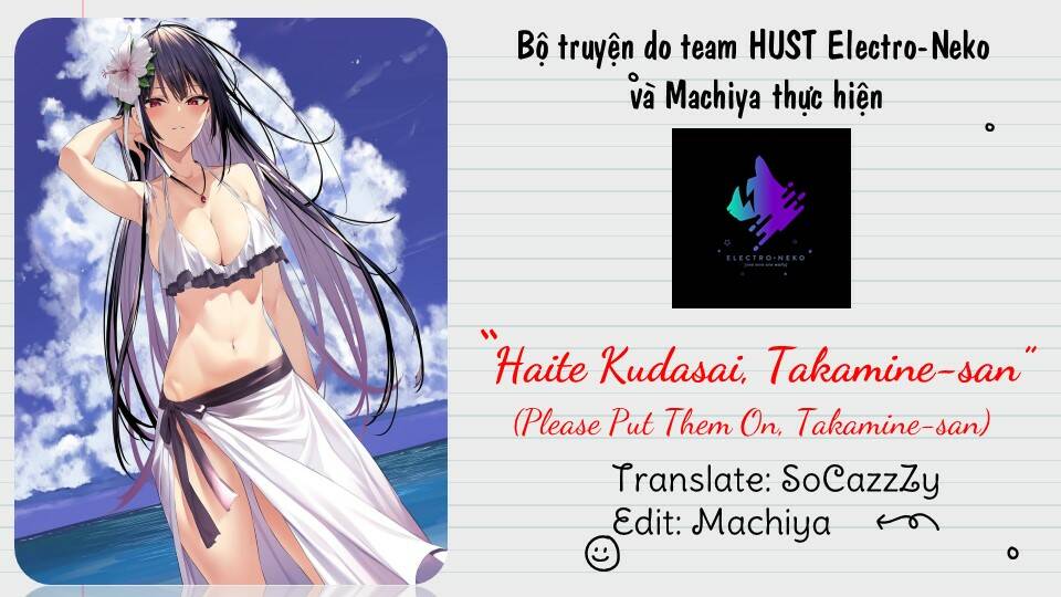 Haite Kudasai, Takamine San Chương 40 Ảnh 20