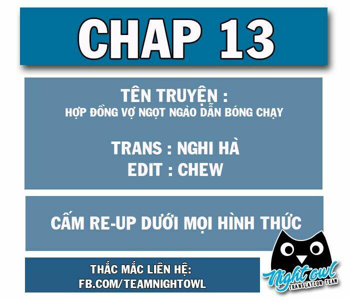 Hợp Đồng Vợ Ngọt Ngào Dẫn Bóng Chạy Chương 13 Ảnh 3