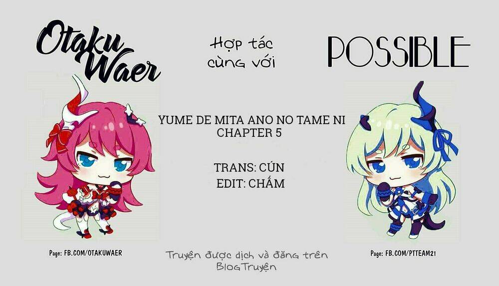 Yume De Mita Ano Ko No Tame Ni Chương 5 Ảnh 3