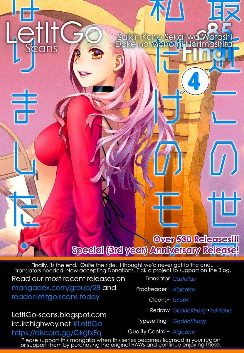 Saikin Kono Sekai Wa Watashi Dake No Mono Ni Narimashita...... Chương 85 Ảnh 6