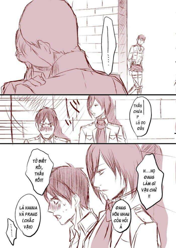 Tấn Công Người Khổng Lồ - Doujinshi Eren X Mikasa Chương 36 Ảnh 7