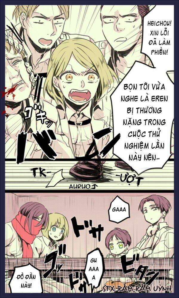 Tấn Công Người Khổng Lồ - Doujinshi Eren X Mikasa Chương 46 Ảnh 9