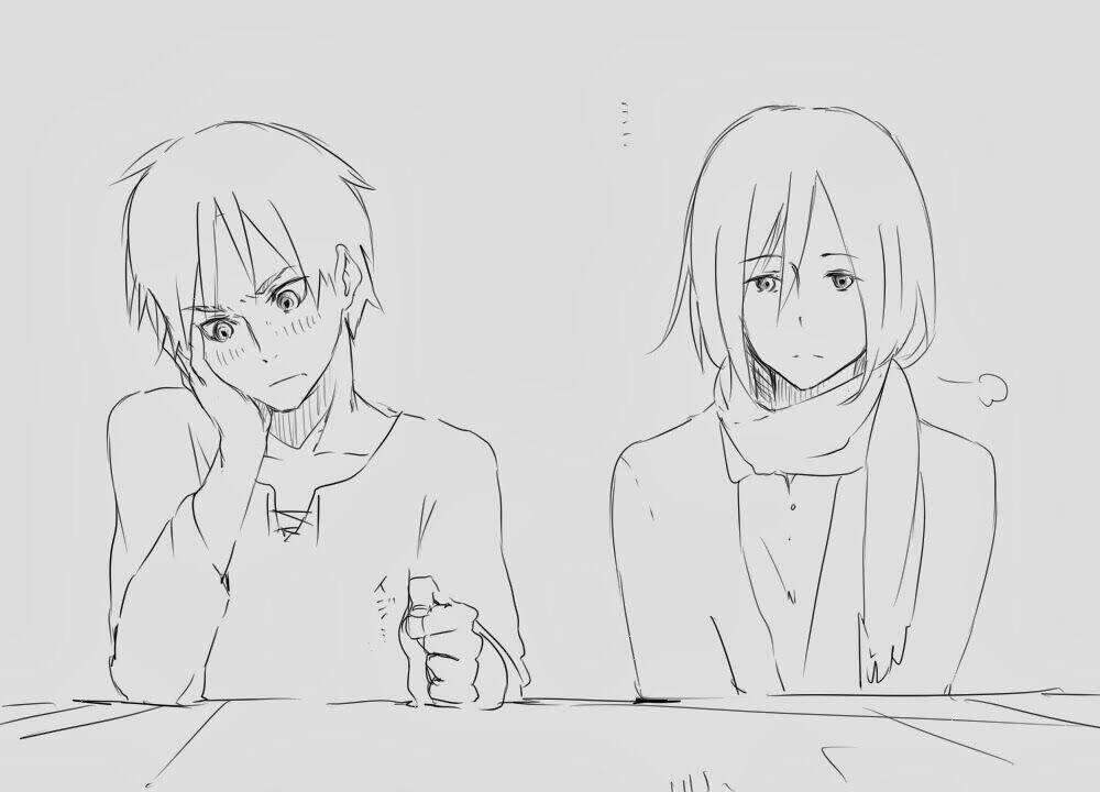 Tấn Công Người Khổng Lồ - Doujinshi Eren X Mikasa Chương 44 Ảnh 8