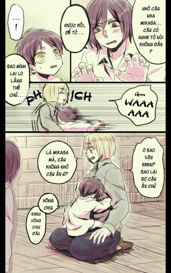 Tấn Công Người Khổng Lồ - Doujinshi Eren X Mikasa Chương 45 Ảnh 8