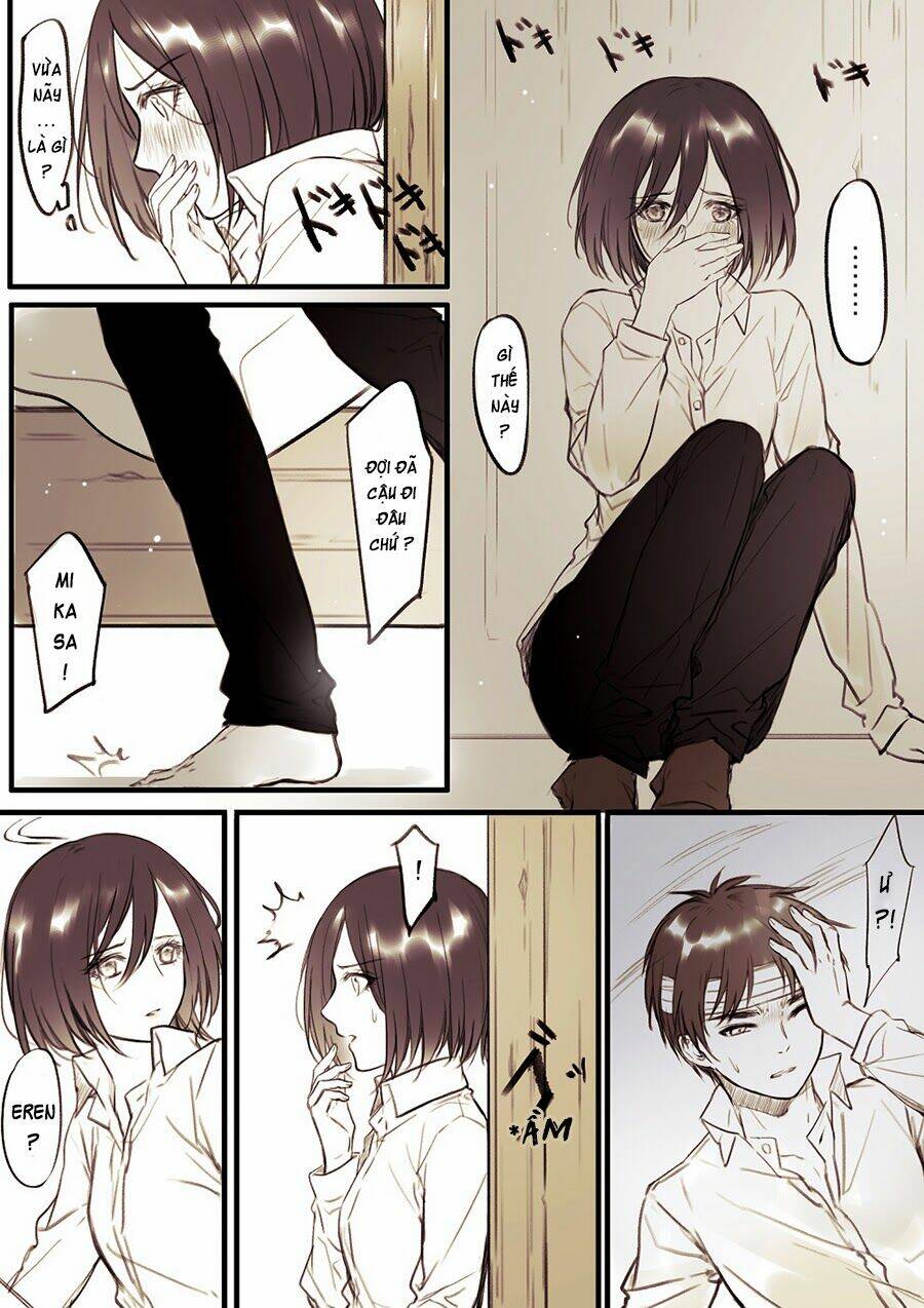 Tấn Công Người Khổng Lồ - Doujinshi Eren X Mikasa Chương 37 Ảnh 13