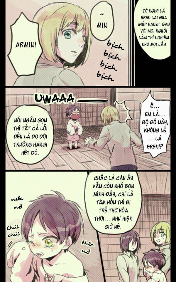 Tấn Công Người Khổng Lồ - Doujinshi Eren X Mikasa Chương 45 Ảnh 6
