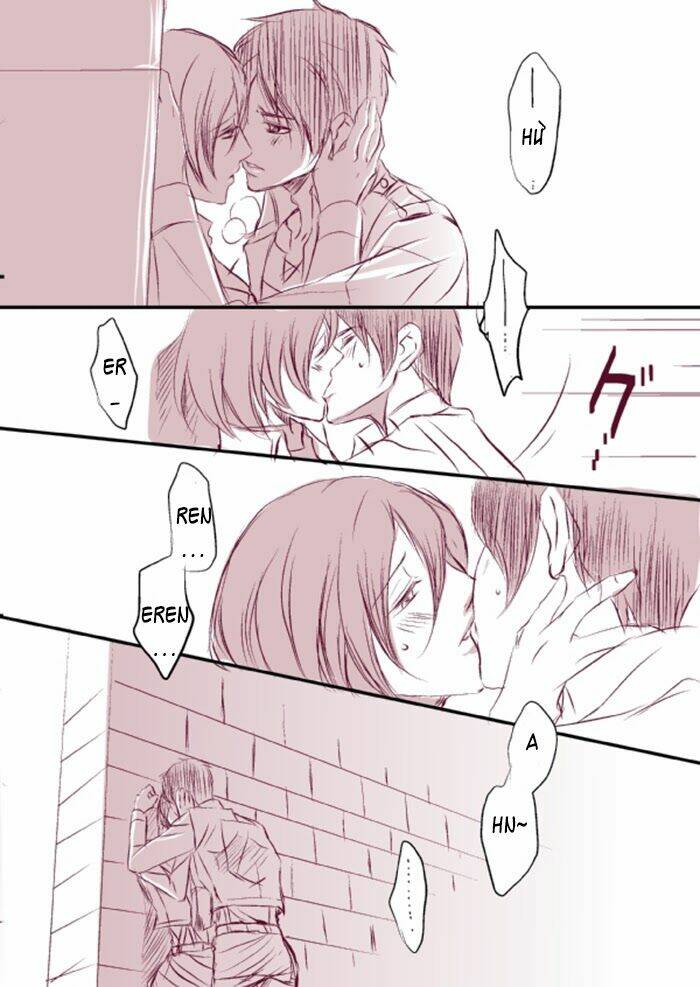 Tấn Công Người Khổng Lồ - Doujinshi Eren X Mikasa Chương 36 Ảnh 14