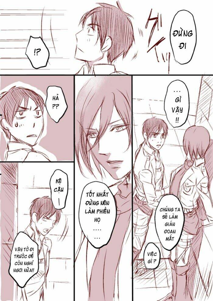 Tấn Công Người Khổng Lồ - Doujinshi Eren X Mikasa Chương 36 Ảnh 6