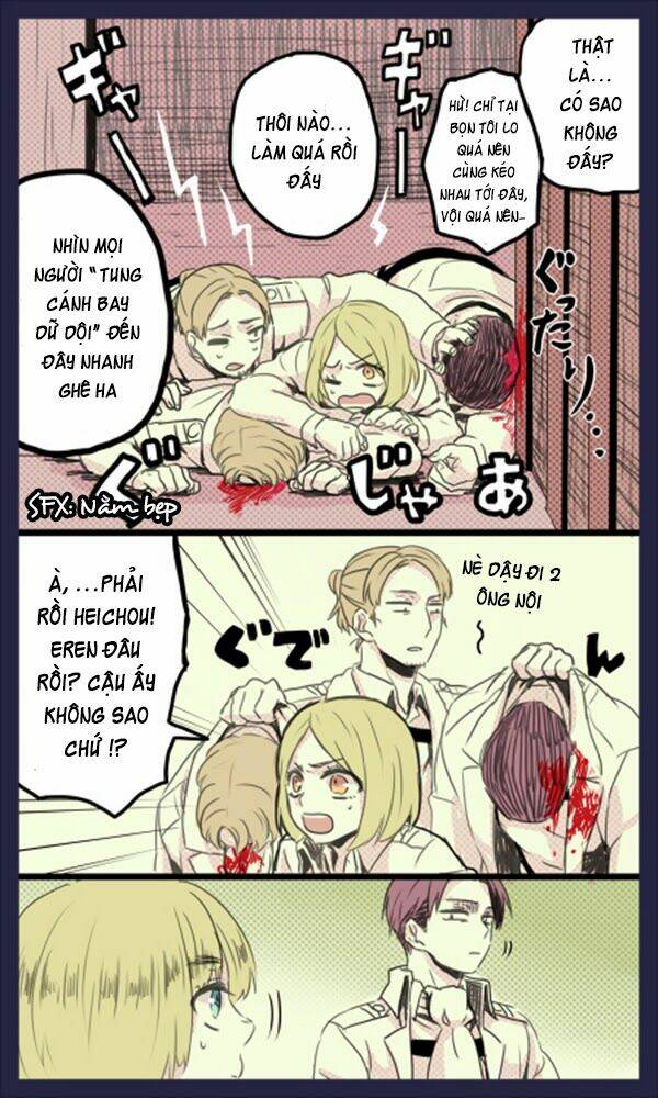 Tấn Công Người Khổng Lồ - Doujinshi Eren X Mikasa Chương 46 Ảnh 10