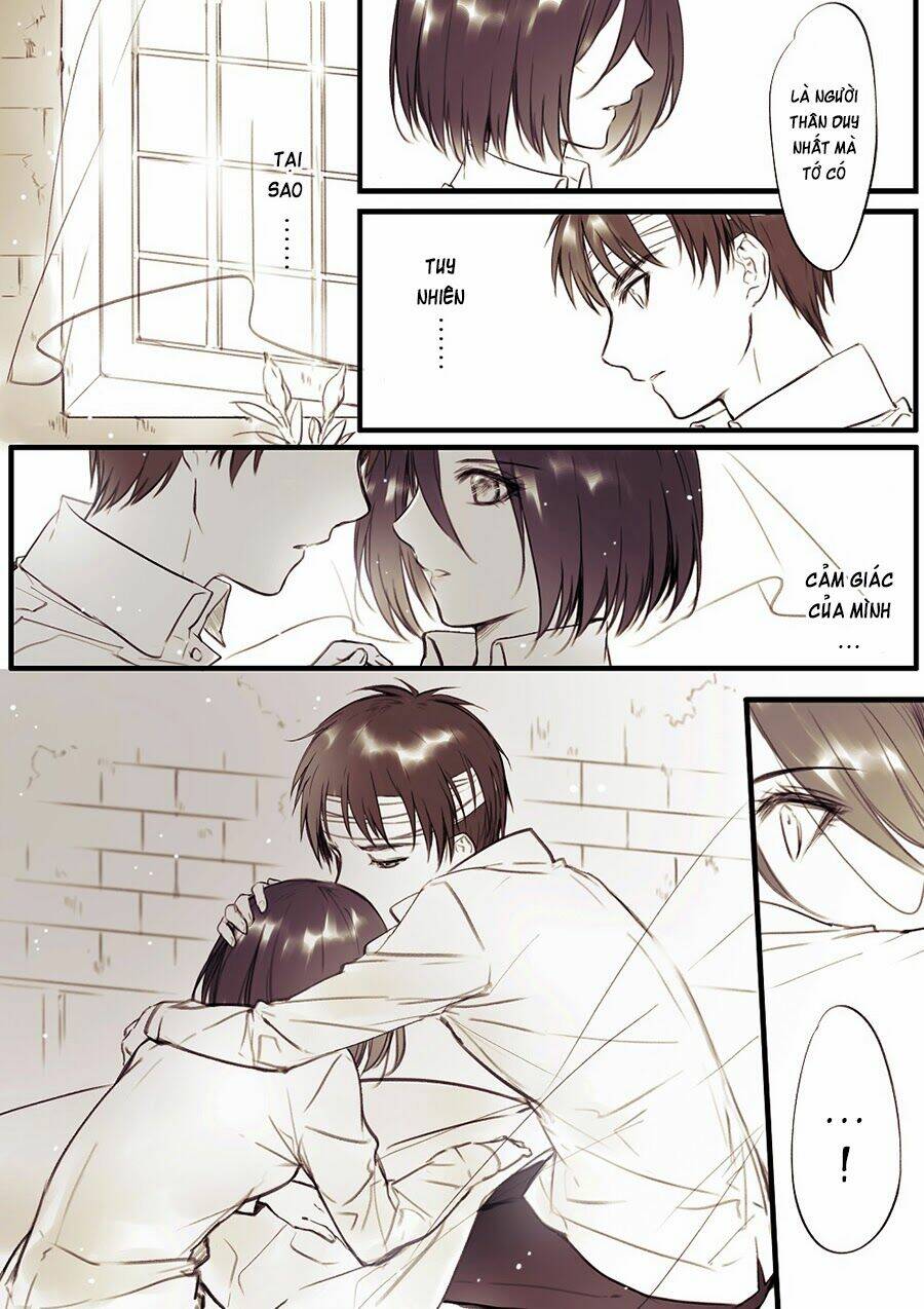 Tấn Công Người Khổng Lồ - Doujinshi Eren X Mikasa Chương 37 Ảnh 10
