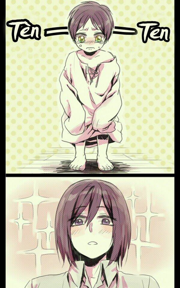 Tấn Công Người Khổng Lồ - Doujinshi Eren X Mikasa Chương 45 Ảnh 4