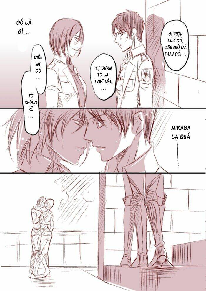 Tấn Công Người Khổng Lồ - Doujinshi Eren X Mikasa Chương 36 Ảnh 11