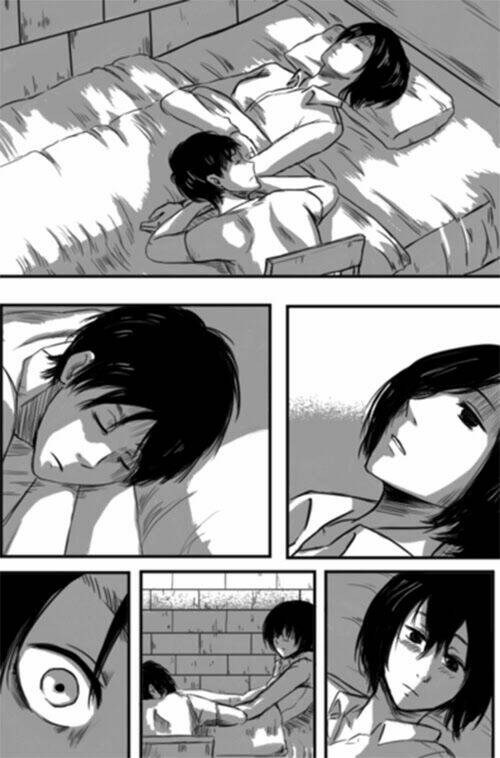 Tấn Công Người Khổng Lồ - Doujinshi Eren X Mikasa Chương 43 Ảnh 3