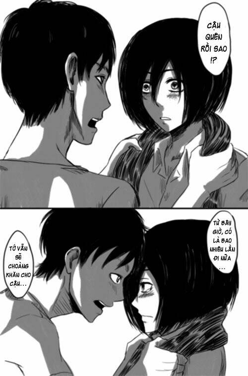 Tấn Công Người Khổng Lồ - Doujinshi Eren X Mikasa Chương 43 Ảnh 5
