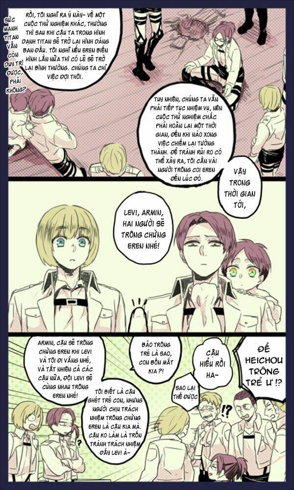 Tấn Công Người Khổng Lồ - Doujinshi Eren X Mikasa Chương 46 Ảnh 19