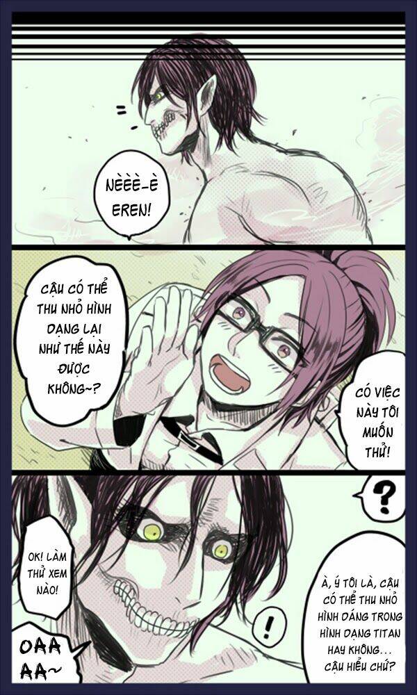 Tấn Công Người Khổng Lồ - Doujinshi Eren X Mikasa Chương 46 Ảnh 16