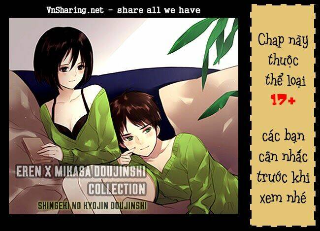 Tấn Công Người Khổng Lồ - Doujinshi Eren X Mikasa Chương 40 Ảnh 2