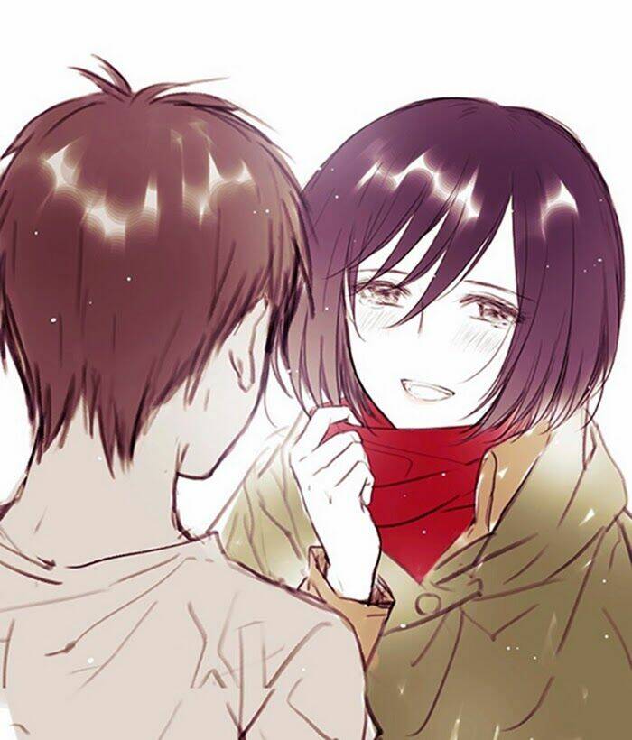 Tấn Công Người Khổng Lồ - Doujinshi Eren X Mikasa Chương 38 Ảnh 16