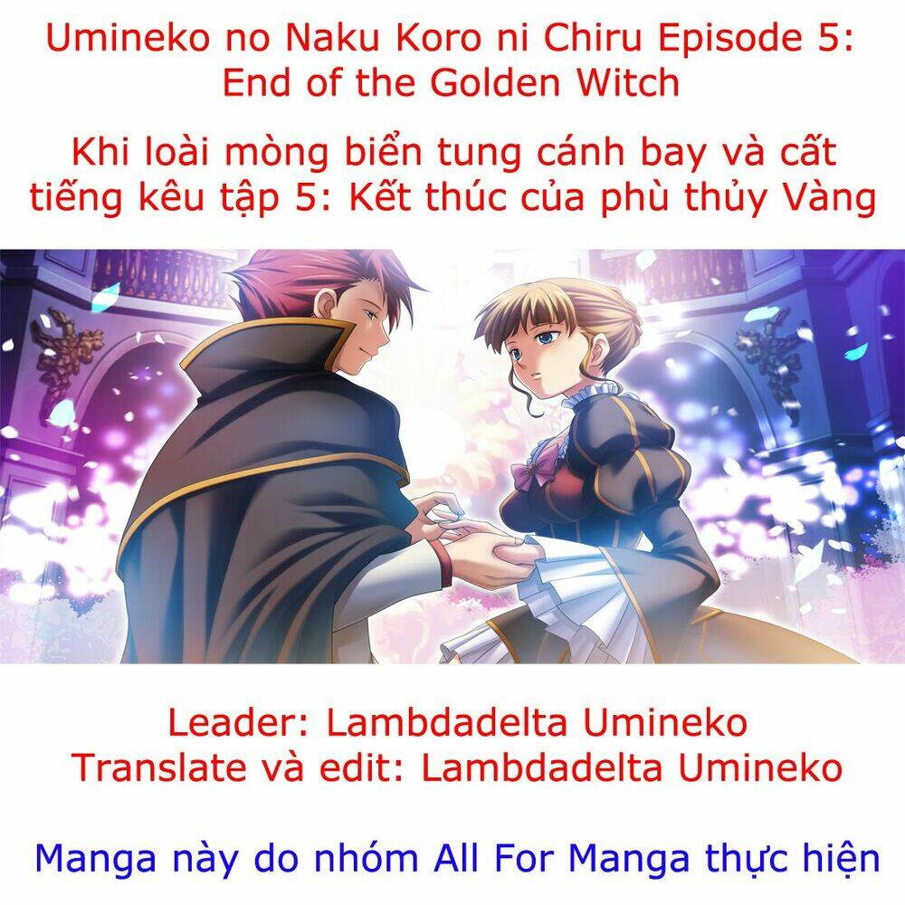 Umineko No Naku Koro Ni Chiru Ep 5: End Of The Golden Witch Chương 22 Ảnh 2