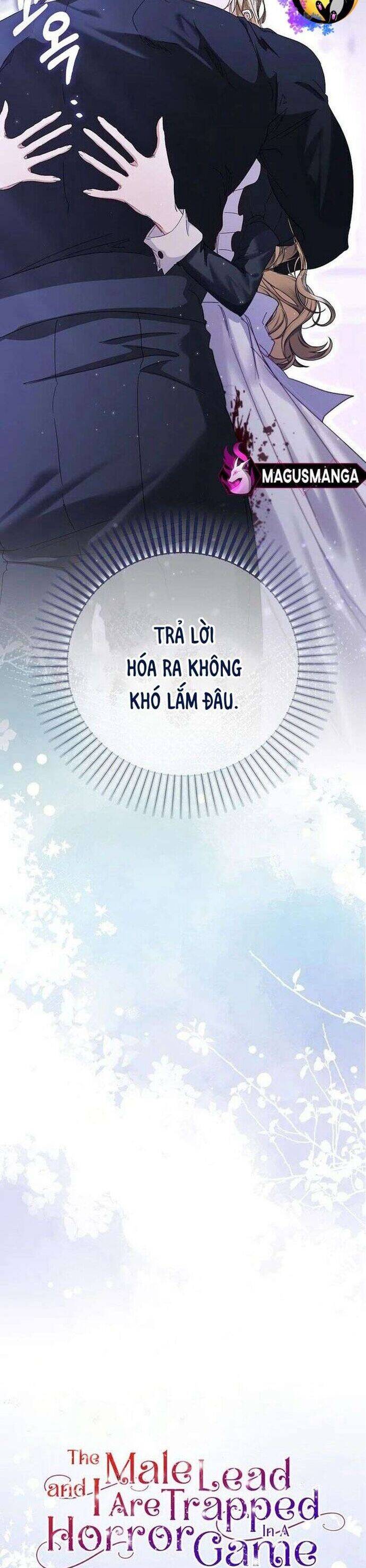 Bị Giam Cầm Với Nam Chính Trong Trò Chơi Kinh Dị Chương 38 Ảnh 21