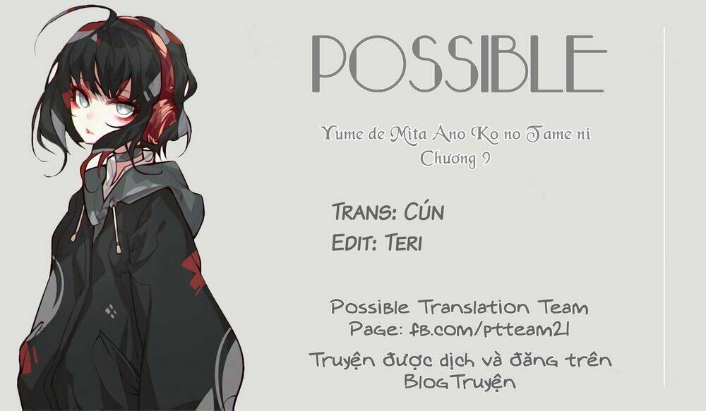 Yume De Mita Ano Ko No Tame Ni Chương 9 Ảnh 3