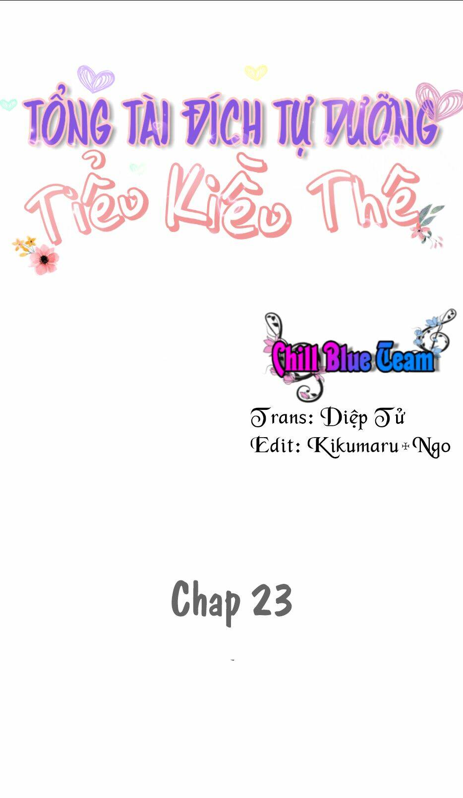 Tổng Tài Đích Tự Dưỡng Tiểu Kiều Thê Chương 23 Ảnh 2