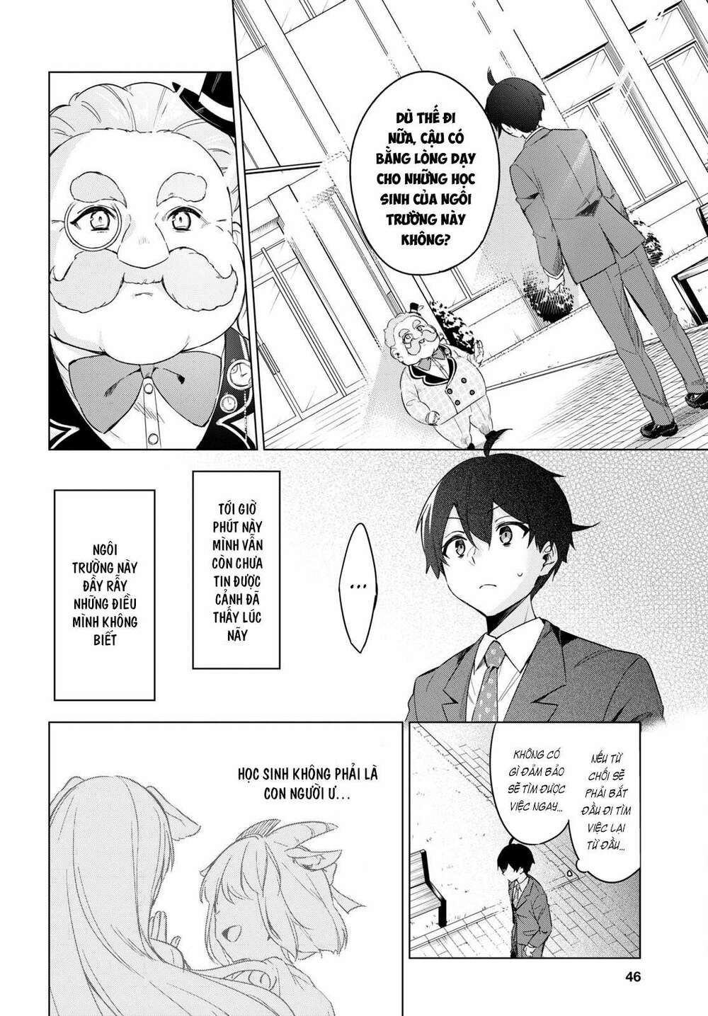 Jingai Kyoushitsu No Ningen-Girai Kyoushi: Hitoma-Sensei, Watashi-Tachi Ni Ningen O Oshiete Kuremasen Ka? Chương 1 Ảnh 28