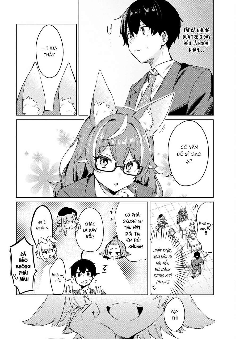 Jingai Kyoushitsu No Ningen-Girai Kyoushi: Hitoma-Sensei, Watashi-Tachi Ni Ningen O Oshiete Kuremasen Ka? Chương 1 Ảnh 33