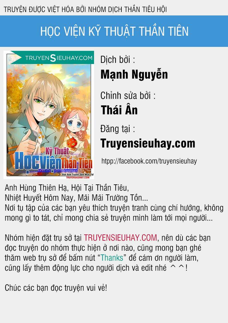 Học Viện Kỹ Thuật Thần Tiên Chương 4 Ảnh 12
