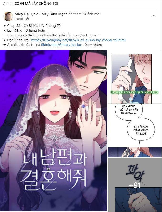 Cô Đi Mà Lấy Chồng Tôi Đi Chương 53.2 Ảnh 2