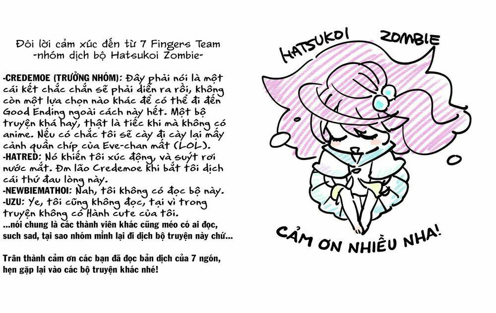 Hatsukoi Zombie Chương 167.5 Ảnh 13